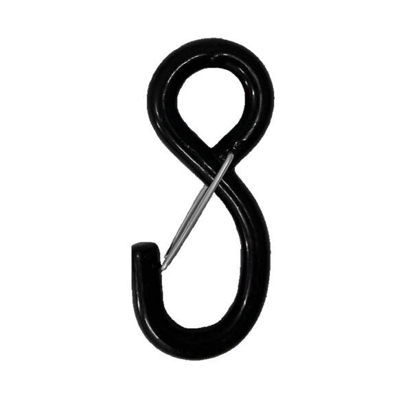 Гак S-образний з застібкою і покриттям ПВХ